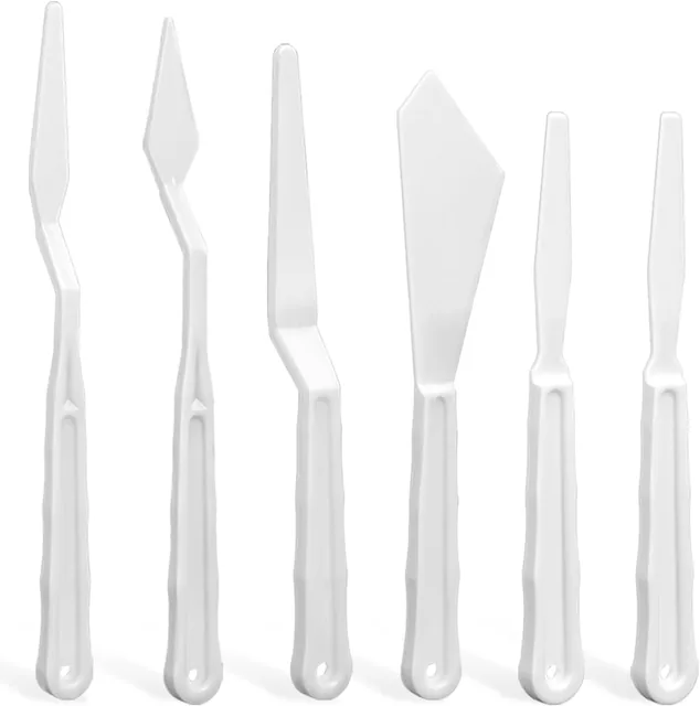 Plastic palette knives — main view